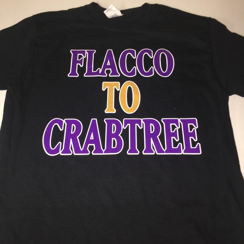 Baltimore Ravens Flacco Crabtree Football Fan T-Shirt